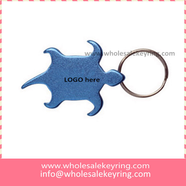 Cartoon mini animal turtle bottle opener keychain low cost turtle bottle opener keyring wholesale 60