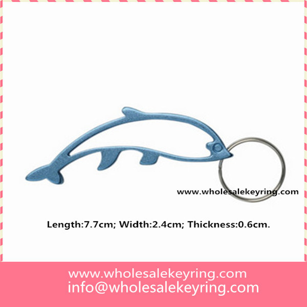 Dolphin bottle opener keychain Cartoon animal dolphin bottle opener keyring wholesale 600