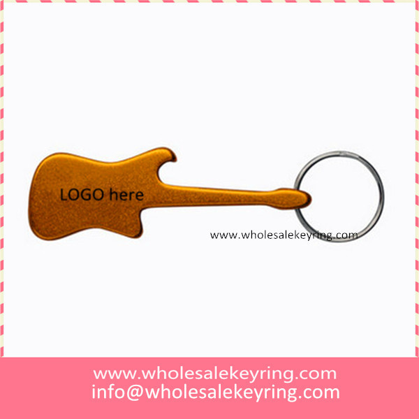 Wholesale mini guitar keyring bottle opener low cost guitar bottle opener keychain on sell 600