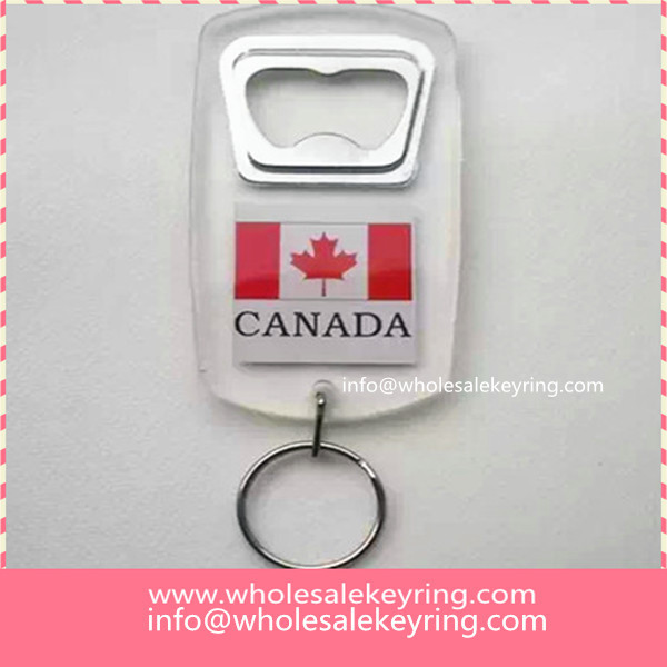 Custom acrylic bottle opener keychain promotional LOGO bottle opener keyring wholesale 600