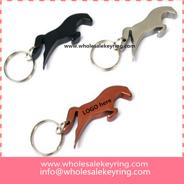 High quality Horse bottle opener keychain animal bottle opener horse shape keyring wholesale 600