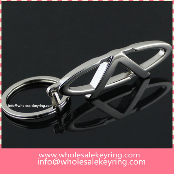 Cheap hollowed out Chery car logo keyring key ring quality silver Chery keychain key chain 600