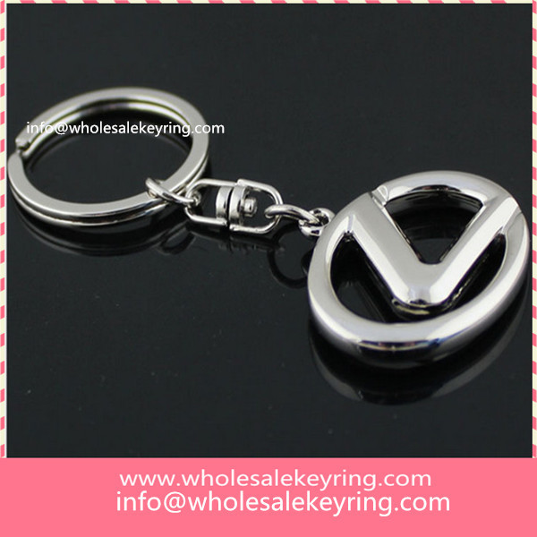 Hollowed out Lexus car logo keyring key ring quality silver Lexus keychain key chain wholesale 600