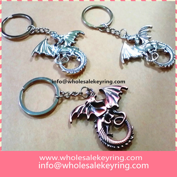 Metal dragon keyring wholesale quality China dragon keychain China souvenir keyring wholesale 600