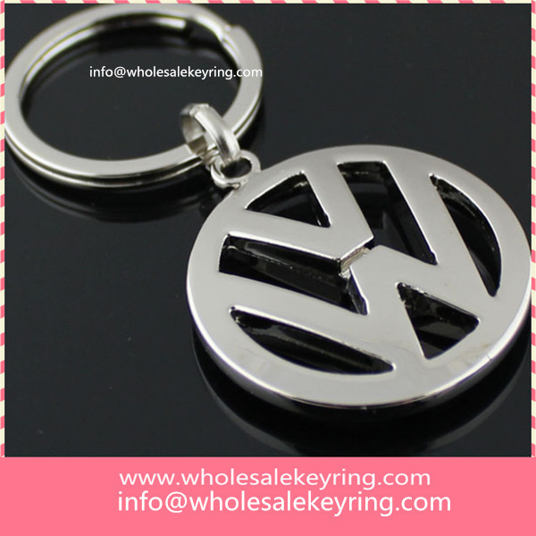 Silver Volkswagen car logo keyring key ring high quality Volkswagen auto keychain key chain 600