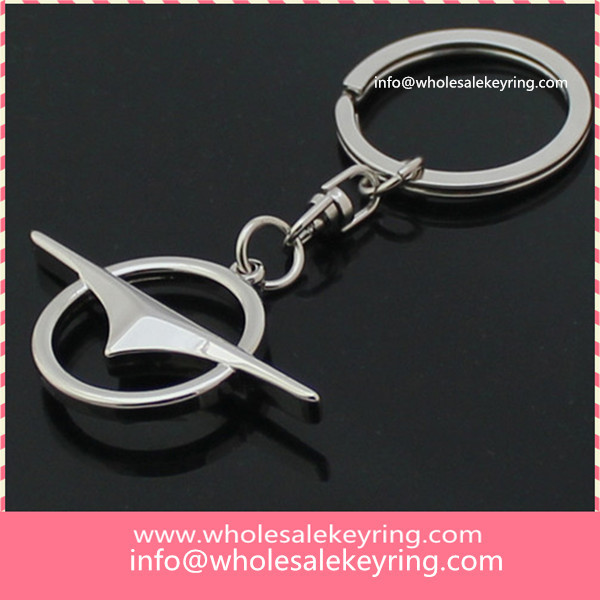 Wholesale hollowed out Haima car logo keyring key ring cheap silver Haima keychain key chain 600