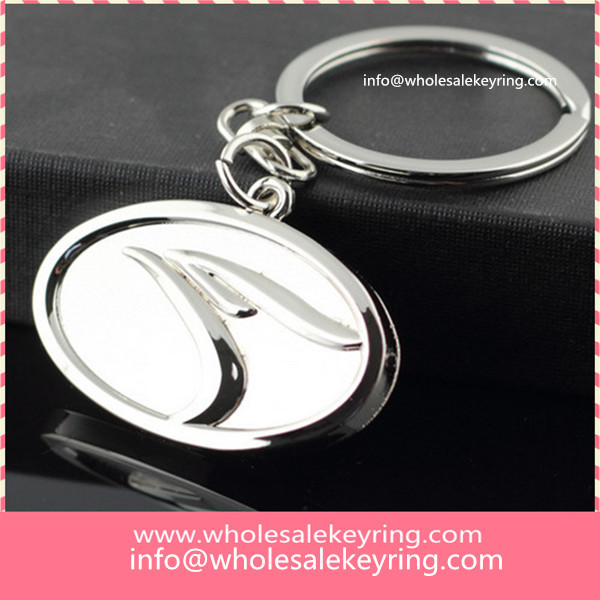 Wholesale hollowed out Soueast car logo keyring key ring cheap silver Soueast keychain key chain 600