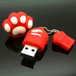 Cat paws Carton keyring USB Flash drive 8G